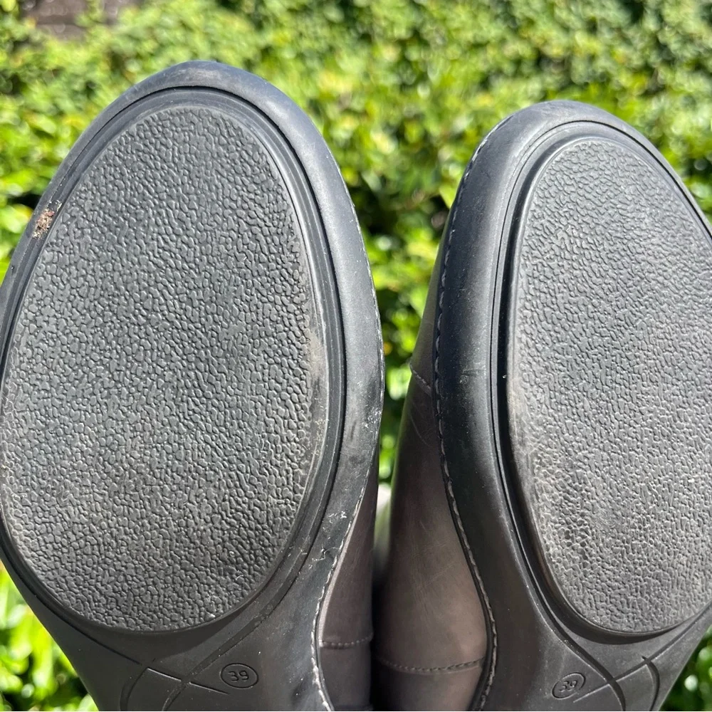 Dansko Billie Ankle Boots EUR 39 US 8-8.5 Burnished Grey Nappa Leather Cottage